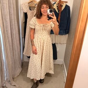 Neuflora Floral Cream Dress - Franklin Store Exclusive (not sold online)